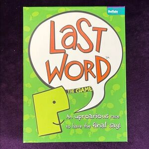 Last Word Game for ages 8+ 2-8 players by Buffalo games NEW